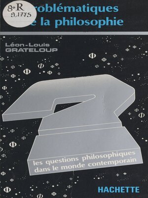 cover image of Problématiques de la philosophie